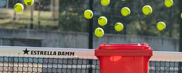 Reciclaje de bolas de pádel