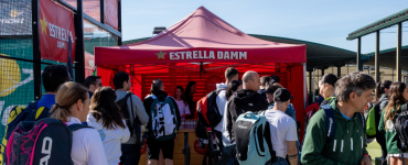 Carpa del Circuito de Pádel Estrella Damm