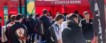 Carpa del Circuito de Pádel Estrella Damm